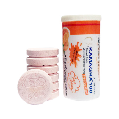 Камагра Физ в шипучих таблетках, Kamagra Fizz, 7 таб, 100 мг 