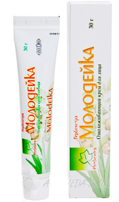 Крем омолаживающий для лица и шеи Молодейка, Herbextra, 30 гр