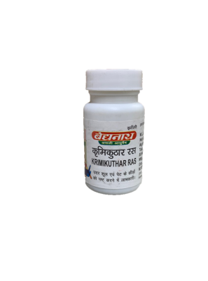 Кримикутхар рас - от паразитов, глистов, Krimikuthar Ras Baidyanath, 80 таб