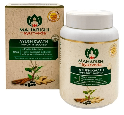 Аюш Кватх — усилитель иммунитета, Ayush Kwath Immunity Booster, Maharishi Ayurveda, 100 гр
