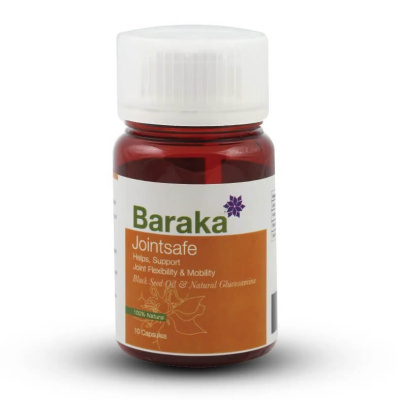 Черный тмин и глюкозамин для суставов Барака (Baraka Jointsafe) 60 капсул