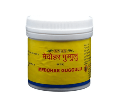 Медохар гуггул Вьяс — ускорение метаболизма, Medohar Guggulu Vyas, 100 таб