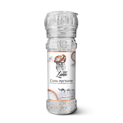 Соль пустыни, обогащенная минералами Летний сбор, Lunn 100 г