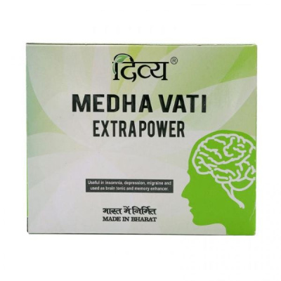 Медха Вати Дивья Medha Vati Divya Patanjali, 120 таб. - для мозга и памяти