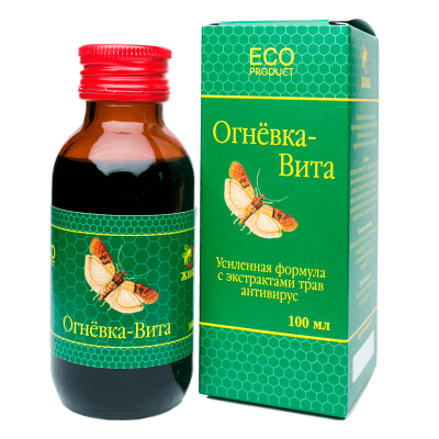 Огневка Вита (с растительными экстрактами антивирус), жива, 100 мл