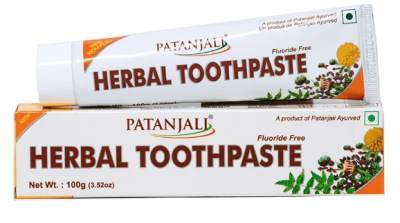 Зубная паста Травяная Патанджали, Herbal Toothpaste, Patanjali, 100 г
