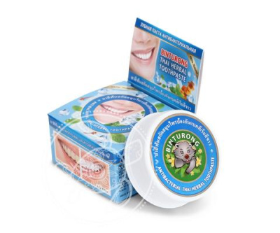 Зубная паста антибактериальная Binturong Antibacterial Thai Herbal Toothpaste, 33гр