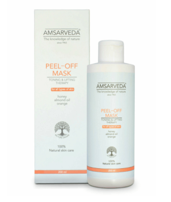 Маска-пленка тонизирующая с лифтинг-эффектом для лица, Peel Off Mask Toning Lifting Therapy, Amsarveda, 200 мл