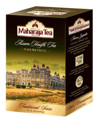 Чай Ассам Здоровье гранулированный, Maharaja Tea Assam Health, 100 г