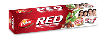 Зубная паста Дабур Ред (Dabur Red), острая, 100 гр