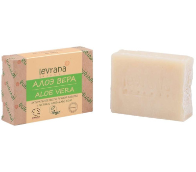 Натуральное мыло ручной работы Алоэ, Леврана (Levrana), 100г