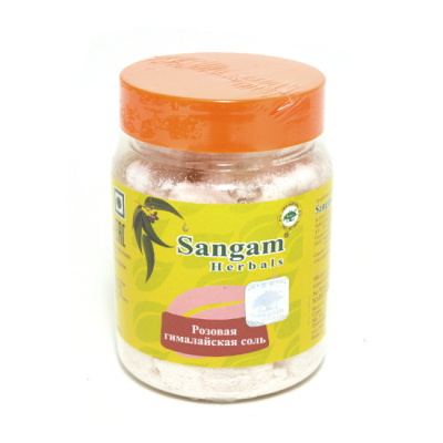 Соль розовая гималайская Sangam Herbals, 120 гр