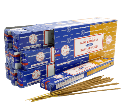 Благовония Nag Champa + Sandalwood Combo, Satya, 16 г