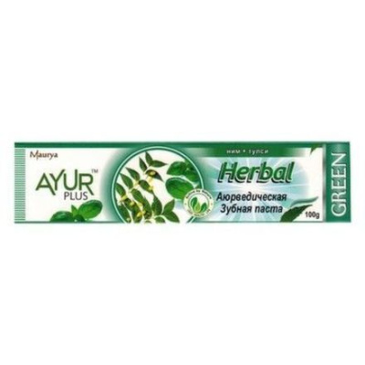 Зубная паста АюрПлюс Ним+Тулси, 100 гр