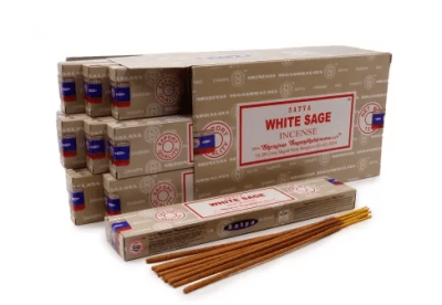 Благовония Белый шалфей, Сатья, White Sage, Satya, 15 г
