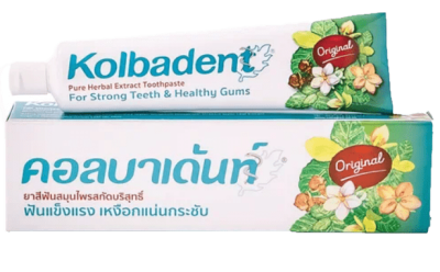 Зубная паста травяная Колбадент, Kolbadent Herbal Toothpaste, 35 гр