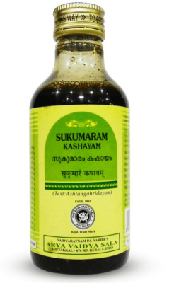 Аюрведический тоник Сукумарам Кашаям, Sukumaram Kashayam Kottakkal, 200 мл