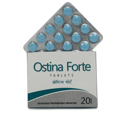 Остина Форте, Аюрчем — кальций / Ostina Forte, Ayurchem, 20 таблеток