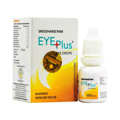 Айплюс глазные капли (Eyeplus Eyedrops Sreedhareeyam) 10 мл