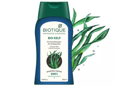 Шампунь с экстрактом Морских водорослей, Biotique, 180 мл - против выпадения волос