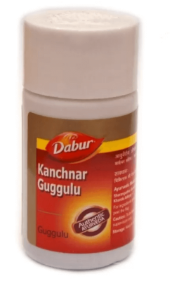Канчнар Гуггул, Kanchnar Guggulu, Dabur, 40 таб