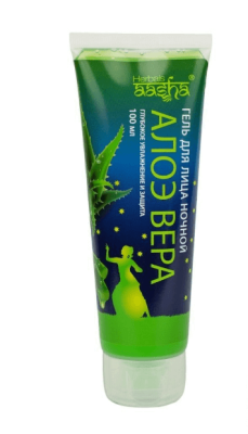 Ночной гель для лица Алоэ Вера, увлажнение и защита, Aasha Herbals, 100 мл