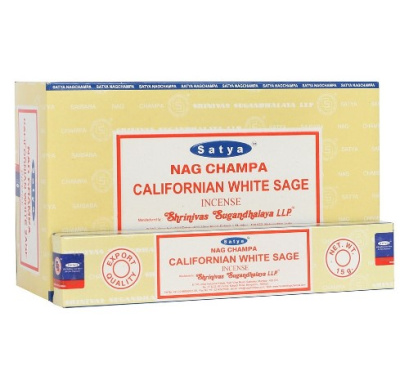 Благовония Калифорнийский Белый шалфей Satya Californian White Sage, 15 гр