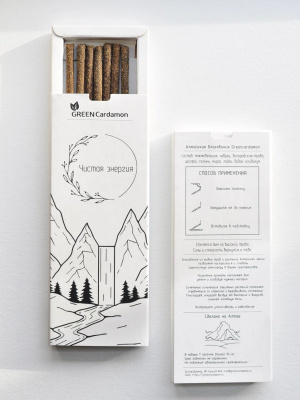 Алтайские травяные благовония «Чистая энергия», GreenCardamon, 7 палочек