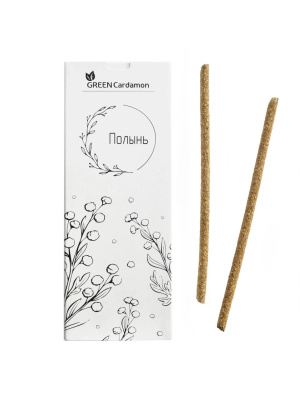 Алтайские травяные благовония «Полынь», GreenCardamon, 7 палочек
