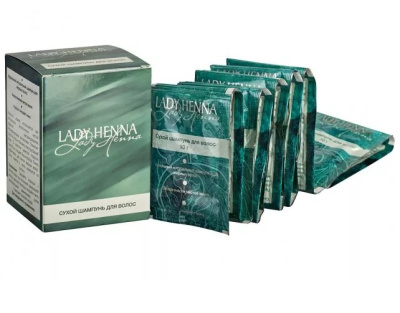 Сухой шампунь для волос, Lady Henna, 10 гр