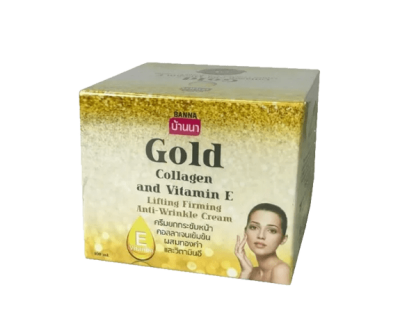 Крем для лица лифтинг Золото, Коллаген и Витамин Е, Banna, 100 мл