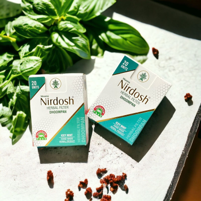 Нирдош ингалятор с фильтром «Мята» (Nirdosh Icey Mint Dhoompan), 20 шт