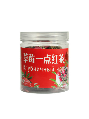 Чай Клубничный, связанный цветок, премиум, 150 гр