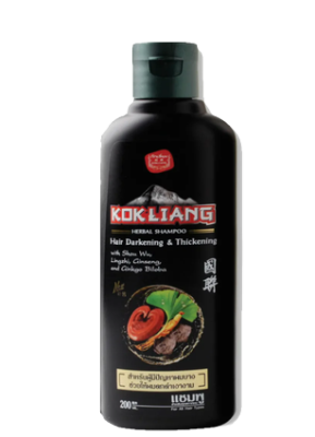 ​​​​​​​Натуральный травяной кондиционер для темных волос, Kokliang, 100 мл