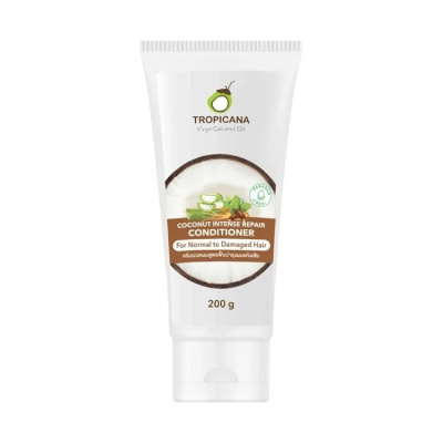Кокосовый кондиционер против выпадения волос, без парабенов Сoconut, Tropicana, 200 мл