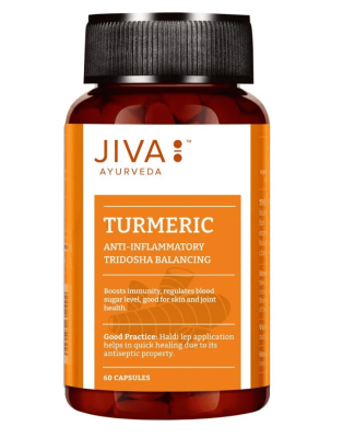 Турмерик (Куркума) Джива, Turmeric Jiva, 60 капс