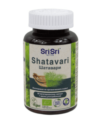 ​​​​​​​Шатавари, Shatavari Sri Sri Tattva, 60 капсул