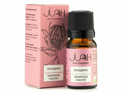 Эфирное масло Гвоздика (Clove Leaf Essential Oil JIAH Essentials) 10 мл