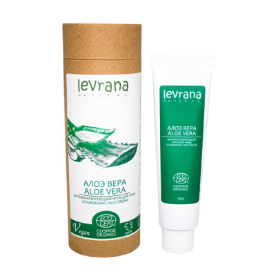 Крем для лица Алоэ вера витаминизирующий, Леврана (ТМ Levrana), 50 мл