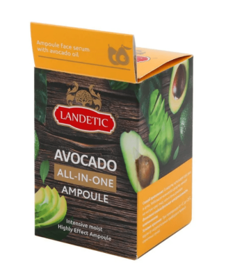 Ампульная сыворотка для лица с маслом авокадо Avocado, Landetic, 50 мл