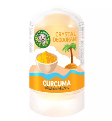 Кристаллический дезодорант «Куркума» (Crystal Deodorant Curcuma), Binturong, 60 г