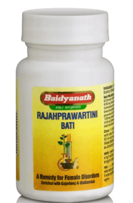 Раджаправартини вати (Rajahpravartini vati Baidyanath) — для женского здоровья, 80 таб