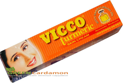 Крем с куркумой и сандаловым маслом Викко (Vicco Turmeric skin cream)