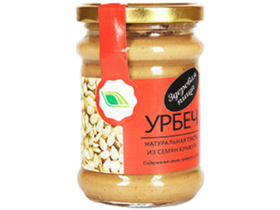 Урбеч натуральная паста из семян кунжута Биопродукты, 280 гр