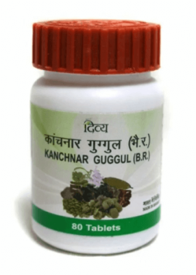Канчнар Гуггул Дивья (Kanchanar Guggul, Divya), 80 таблеток