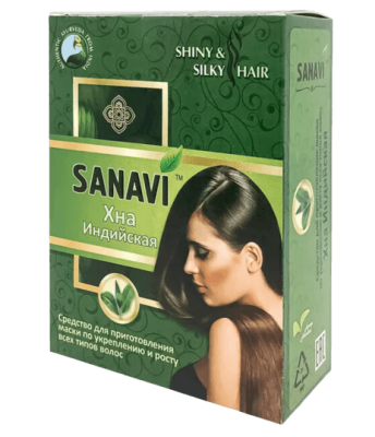 Хна натуральная, индийская, Sanavi, 100 гр