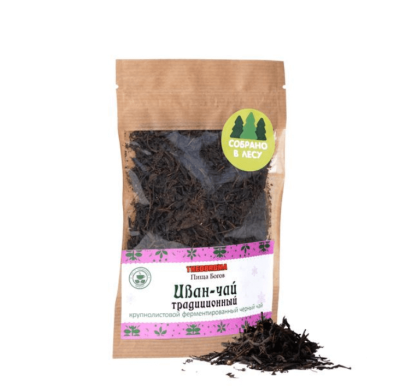 Иван-чай Традиционный (крупнолистовой ферментированный черный чай), 30 г
