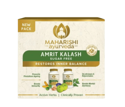 Амрит Калаш Махариши без сахара, Amrit Kalash Sugar Free, Maharishi Ayurveda tablets, 120 таб