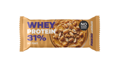 Батончик неглазированный Соленый арахис True, Sportberry, 40 гр