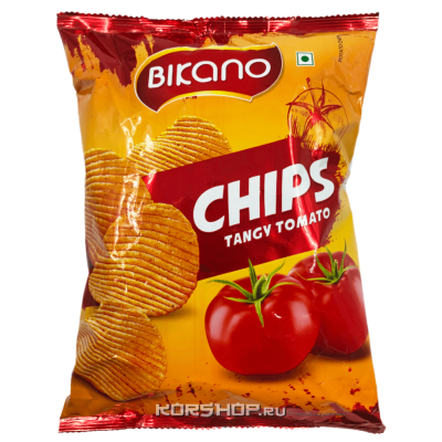 Чипсы картофельные с томатным вкусом Tangy Tomato (пакет из полиэтилена), 60 г